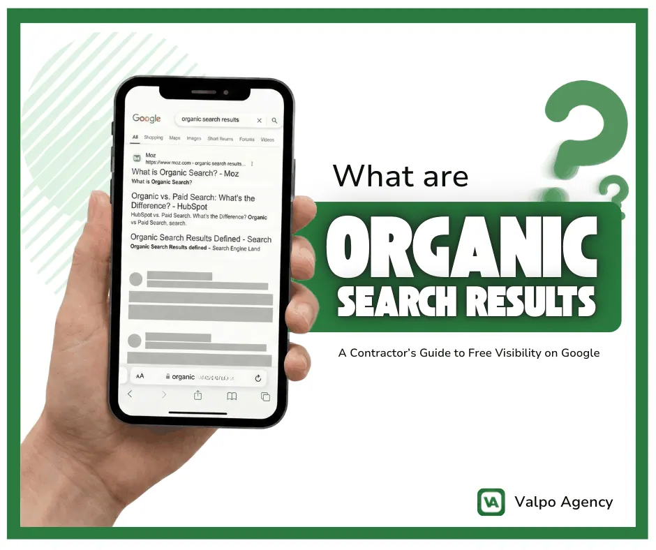Understanding organic search results and their importance for contractors seeking free visibility on Google.