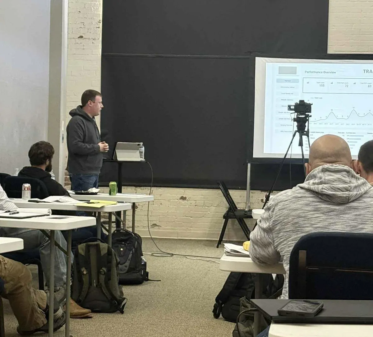 Alistair teaching an Emergency Tree Responders class