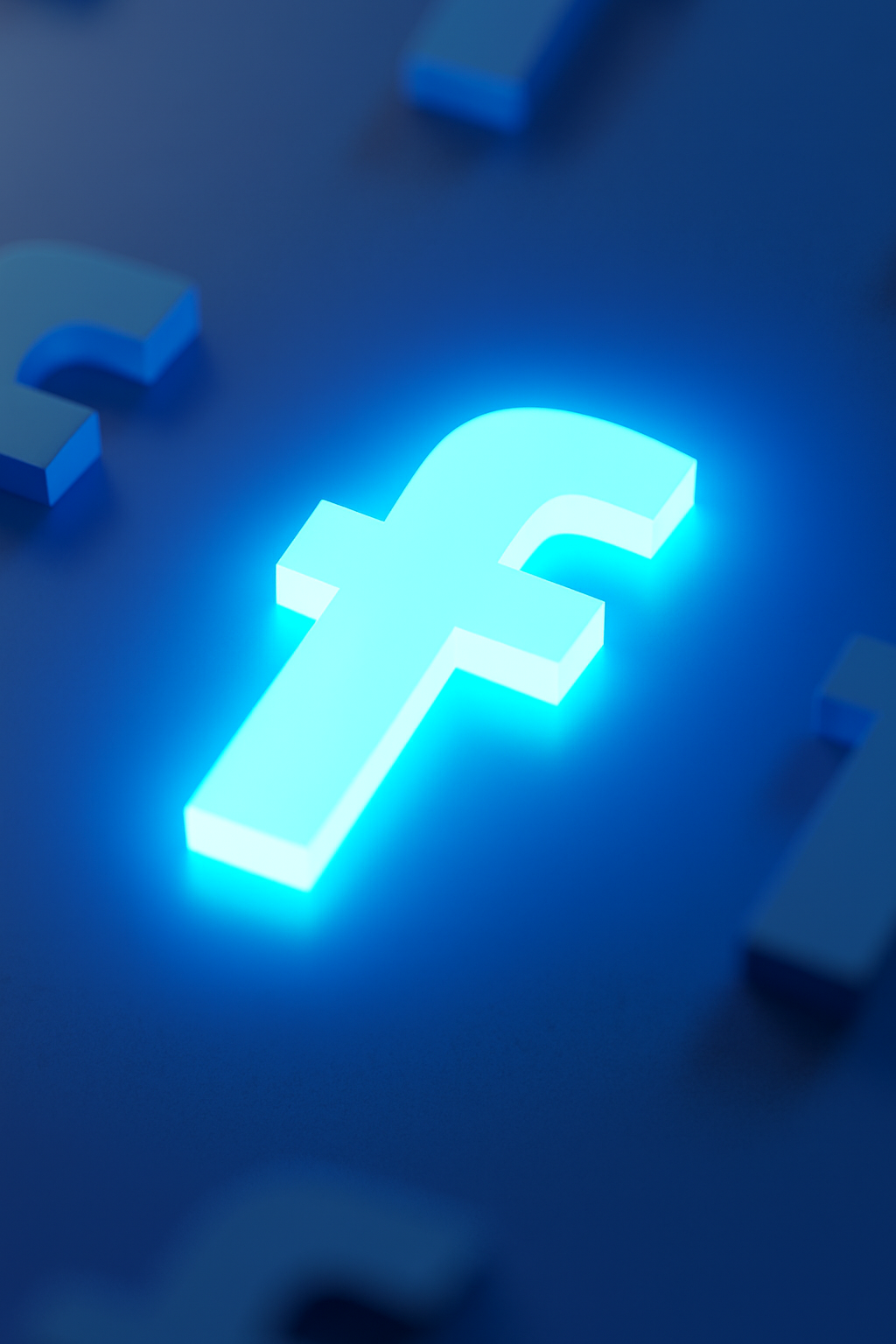Best Facebook post length 2025 represented by a modern Facebook icon, symbolizing social media engagement strategies