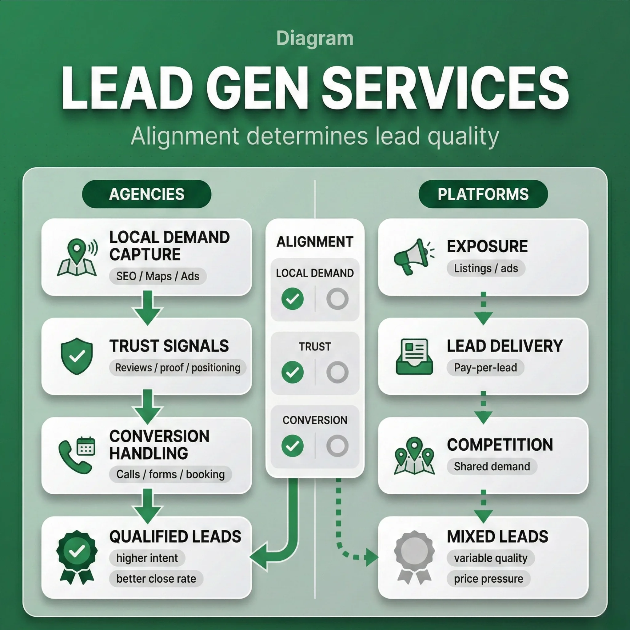 Lead generation services specialize in home improvement