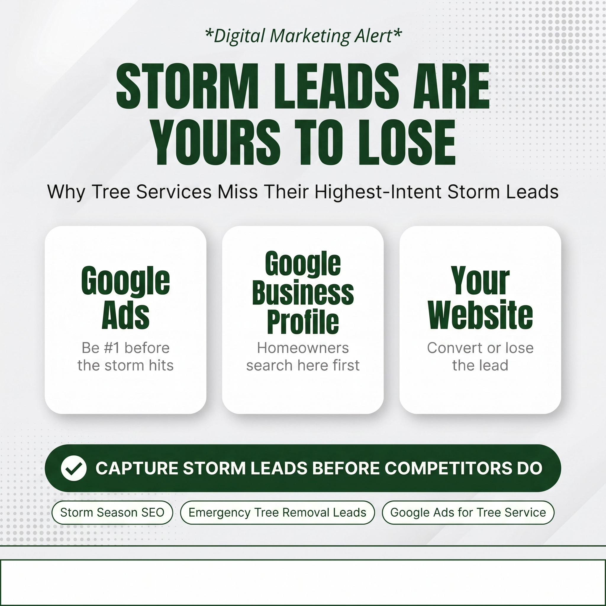 Tree Service Storm Leads, Actionable Steps To Help You Get Storm Leads
